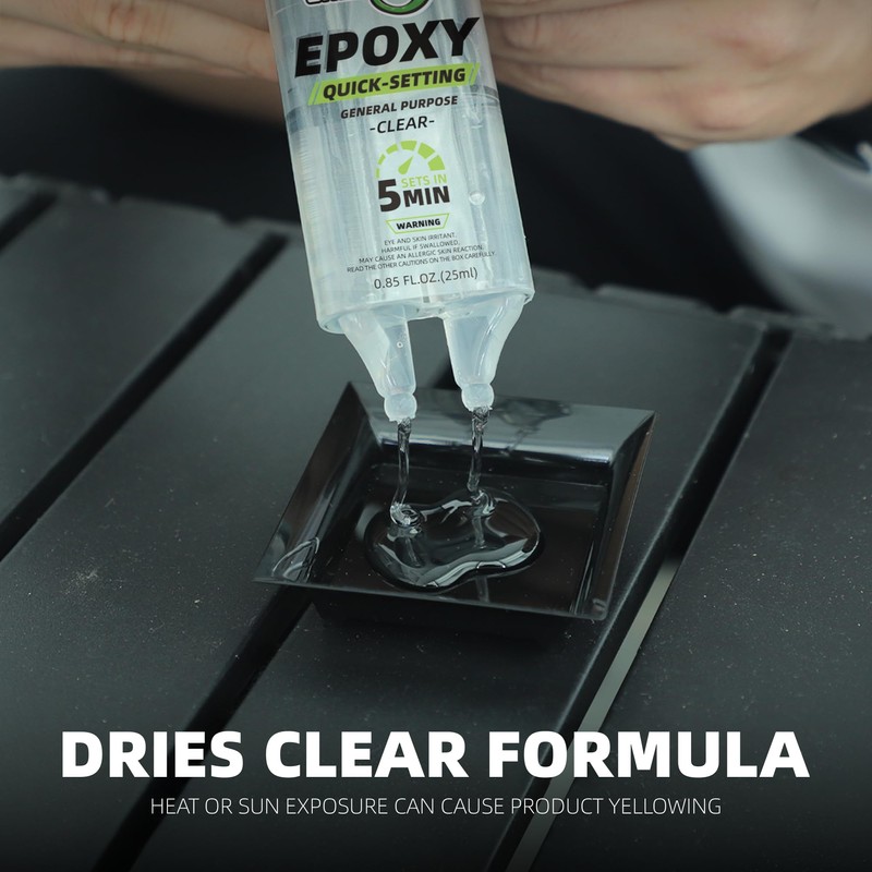 CAMALEAO 2 Part Epoxy Glue - Dries Clear, 5 Minute