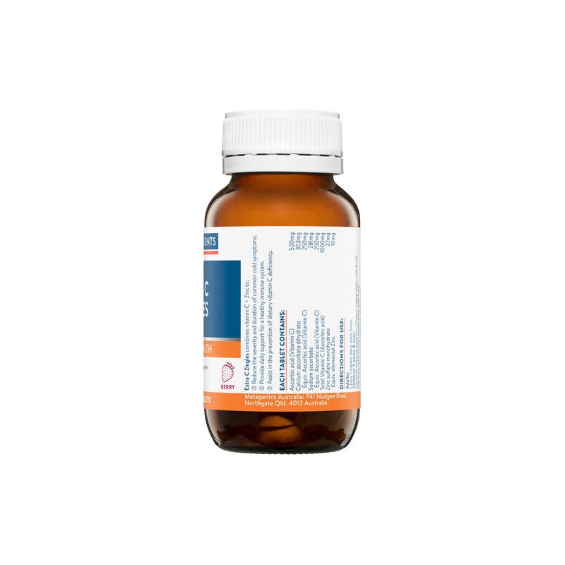 Ethical Nutrients Extra C Zingles Berry 50 Tablets