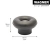 WAGNER Retro Floor and Wall Door Stopper Outdoor Goblet Diameter