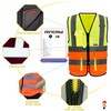 AYKRM 21 Colours Safety Vest Reflective Safety Vest with Reflective