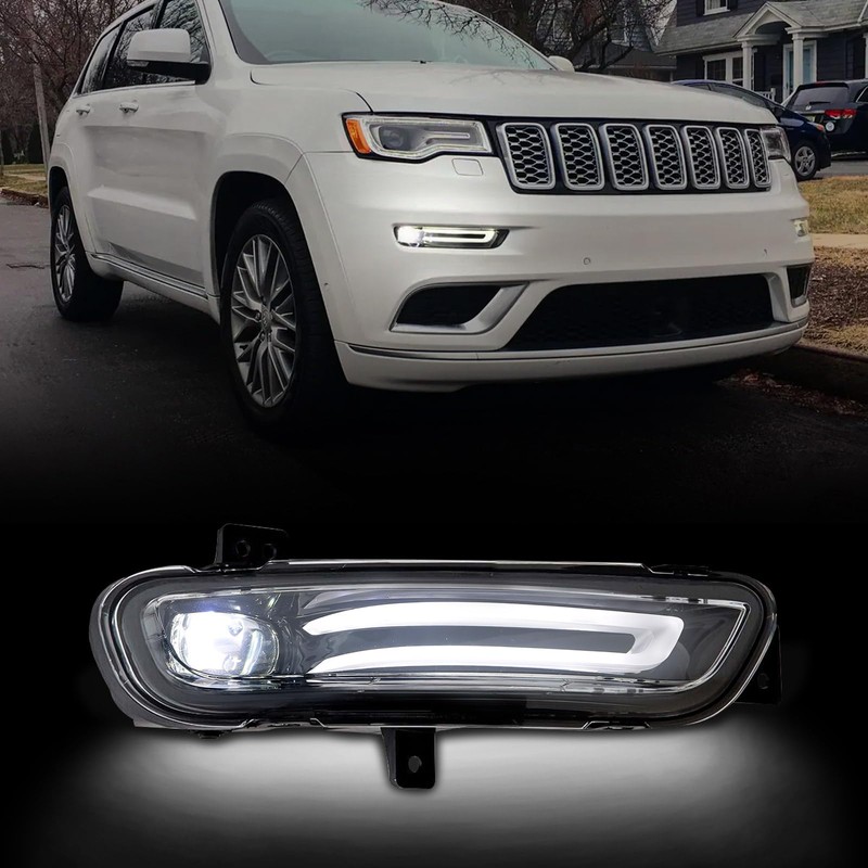 Huray Right Front Fog Light for Jeep Grand Cherokee 2017-2022