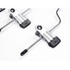 2 Quality Pant Skirt Trouser 4-Tier Pants Metal Hangers Heavy