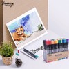 Bianyo Set of 48 Premium Dual Tip Markers, Non-Toxic Double
