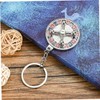 Outanaya Metal Mini Russian Roulette Keychain Mini Keychain Key Chain