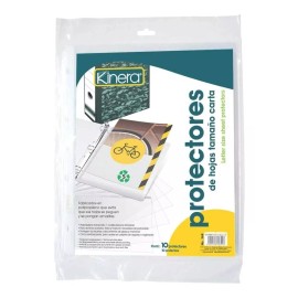 Kinera Protectores De Hojas Tamaño Carta Marca Kinera 10 Piezas