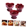 ULTECHNOVO 3Pcs Donut Mold Versatile Plastic Moulds for DIY Desserts