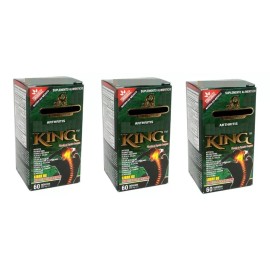 Artritis King Bob 60 Tablts 500 Mg C/u Dolor Huesos 3 Piezas