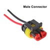 8 Pair 2 Pin Connector Waterproof Electrical 2 Pin Plug