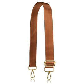 Allzedream Wide Purse Strap Replacement Crossbody Shoulder Bag Adjustable (Brown)