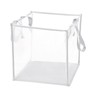 Rustark 1 Pack White Mesh Pop Up Laundry Hampers Foldable
