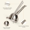 Heavy Duty Metal Lemon Squeezer-Stainless Steel Manual Fruit Juicer Hand