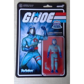 Super7 GI Joe "Cobra Commander" Glow Patrol ReAction Figure! NEW