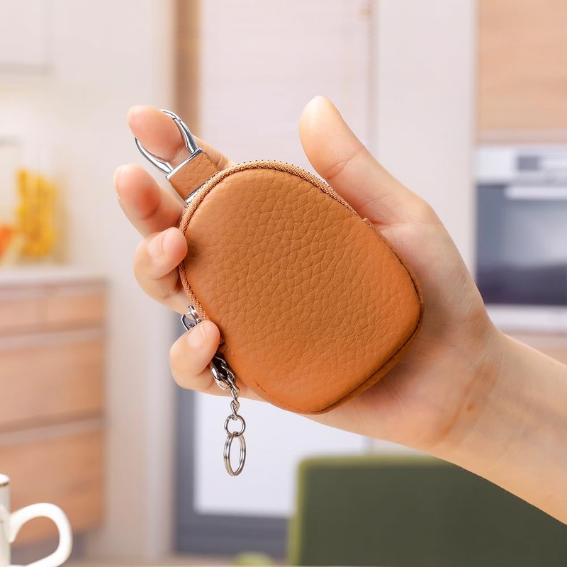 Yocipa Coin Purse, Leather Key Case, Men's Coin Case, Women's
