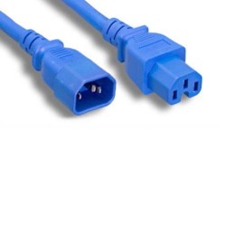 Kentek 8' Blue Power Cable for Cisco Catalyst 3750X Series CAB-3KX-AC Jumper Cord PDU