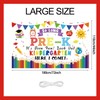 White Kindergarten Graduation Banner - Look Out Kindergarten Here I