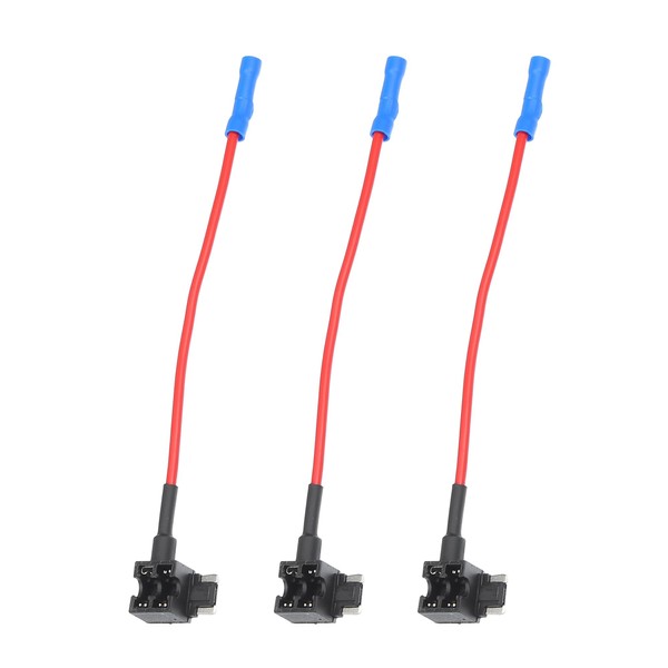 X AUTOHAUX Low Profile 2 Blade Style Fuse Holder Tap