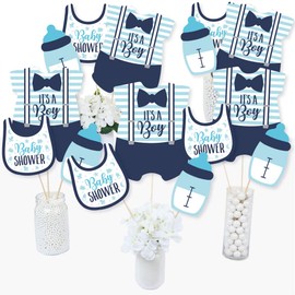 It’s a Boy - Blue Baby Shower Centerpiece Sticks - Table Toppers - Set of 15