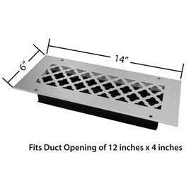 Modern Linear Powder Coated Steel Ceiling and Wall Vent Covers