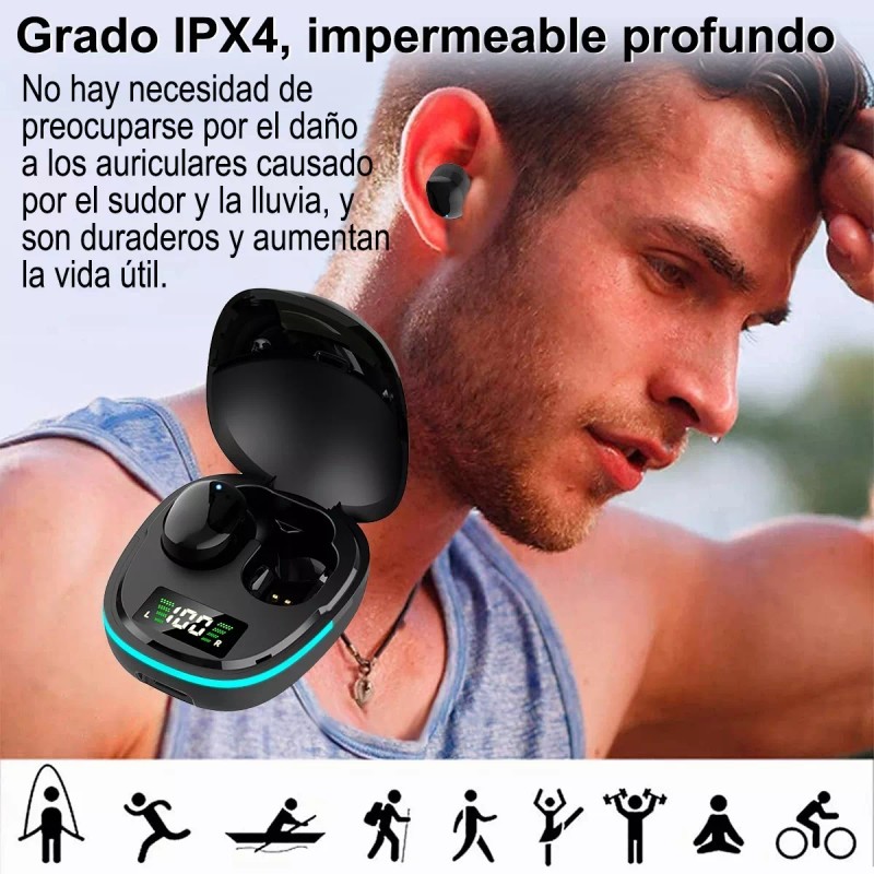 Gomia G9s Audífonos Inalámbrico Bluetooth Con Led De Respiración