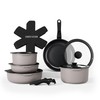 Country Kitchen Cookware Set with Removable Handle, Oven & RV