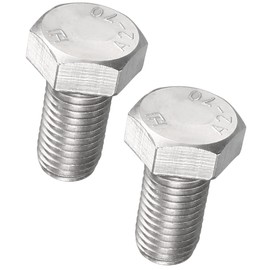 TA-VIGOR M16-2 x 30mmHex Head Bolts, Full Thread Metric Cap Screws, Zinc Plated Steel, Heavy Duty Bolts for Construction, Machinery, Automotive Projects, 2Pcs