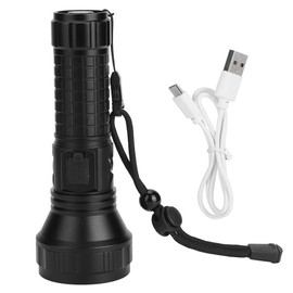 SST40 LED Flashlight USB Rechargeable 7000K 1600lm 3 Lighting Mode IPX5 Waterproof for Outdoor
