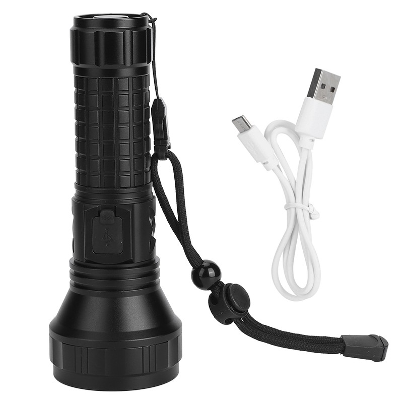 SST40 LED Flashlight USB Rechargeable 7000K 1600lm 3 Lighting Mode