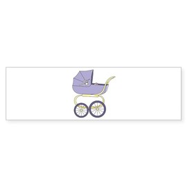 CafePress Baby Buggy Bumper Sticker Sticker (Bumper 50 pk)