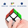 KOSTACHI 2x2 Speed Cube, Professional 2x2x2 Rubik's Cube, Black, 3D