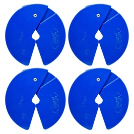 Micro Gainz Dumbbell Fractional 2.5 lb Weight Plate, Ideal for Micro Loading, (Choose Color) 4 Piece Fractional Weight Plates, Designed for Dumbbell Training, Made In USA (Blue)