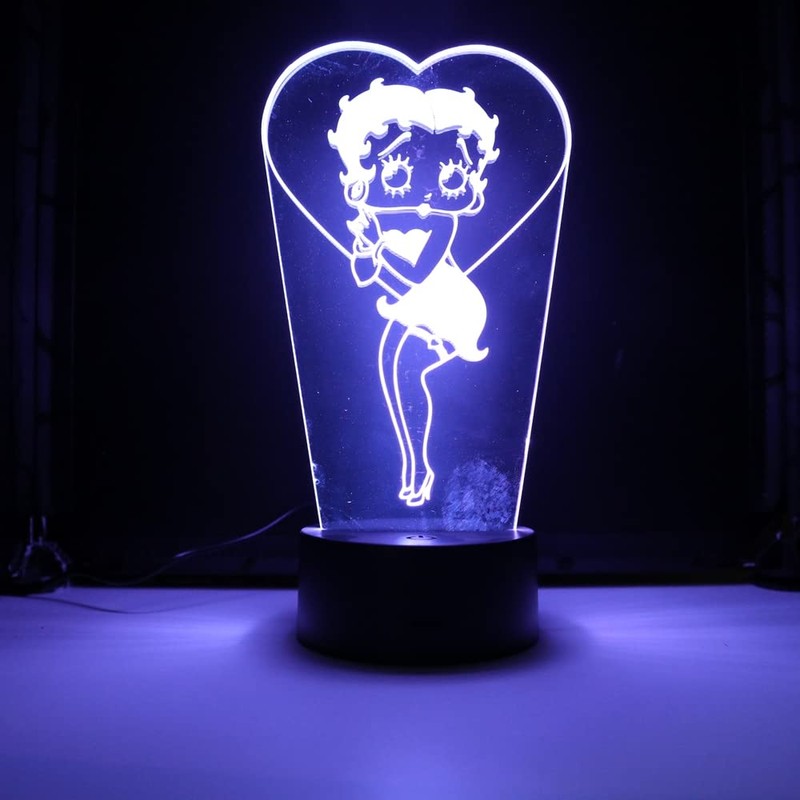 Miss Boop LED Lamp Color Changing USB Night Light and