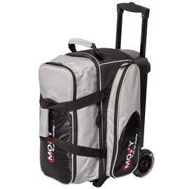 Moxy BSSTMOXY1925-1 Blade Premium Double Roller Bowling Bag, Silver/Black
