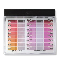 Premium Pool Test for Chlorine and pH Value with 60 Rapid Test Tablets Each 30 x Chlorine DPD1 and 30 x pH Phenol Red Test Kit Water Test Whirlpool Aquarium Pool Accessories PH Meter