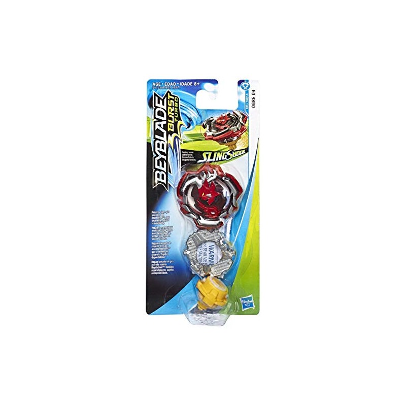 Beyblade Burst Turbo Slingshock Ogre O4 Single Battling Top, Right-Spin