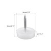 sourcing map Furniture Feet Nail Plastic Glide Nails Chair Table