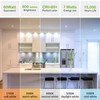 YukiHalu A15 LED Light Bulbs, 60W Equivalent, E26 Base, 2700K/3000K/5000K