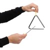 CASCHA HH 2004 Triangle Percussion Instrument with Mallet & Rubber