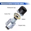 Car Push Start Button Switch, 12V 50A Heavy Duty Car
