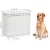 Laundry Hamper with 3 Removable Liner Bags; 132L Handwoven Rattan