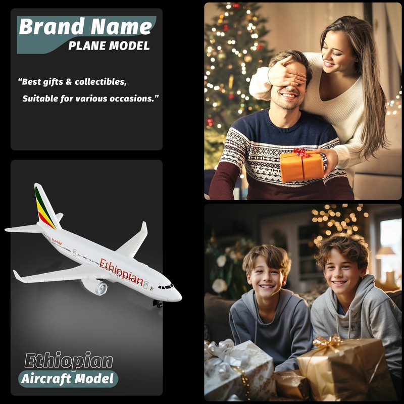 Sky Trek Model Airplanes Ethiopian Airplane Airlines Plane Aircraft Model