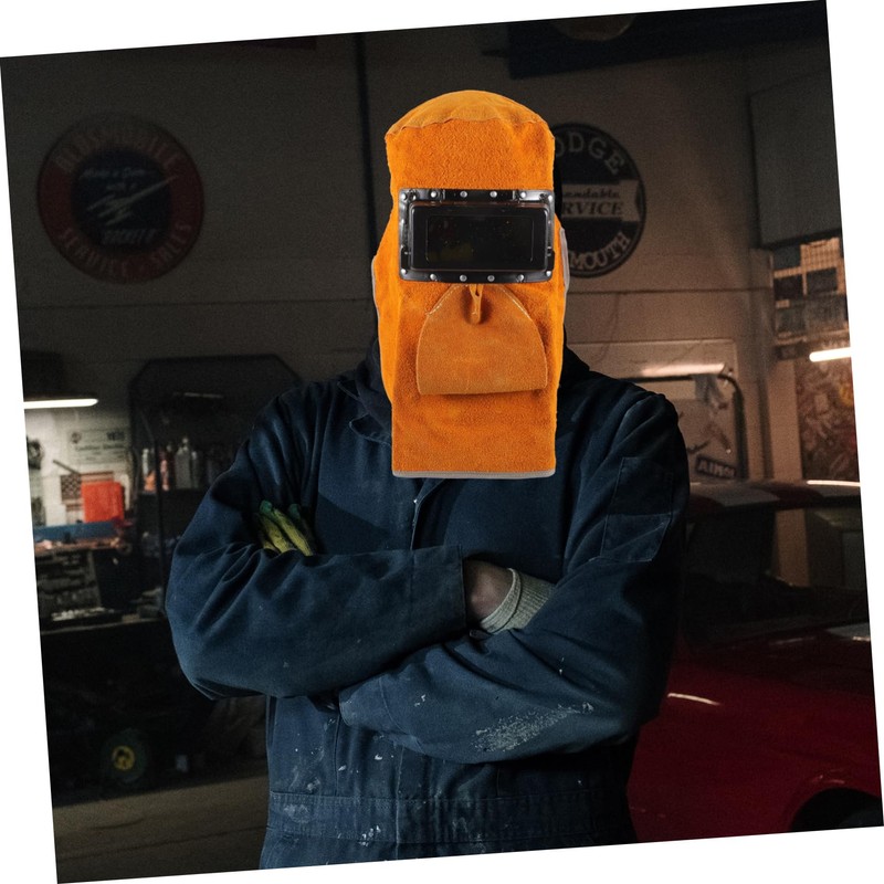 Tofficu Welding Hood with Adjustable Lens Protective Mask for Welding