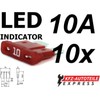 LED Status Car ATO Fuses Blade Fuses TFTL0 Set 3A