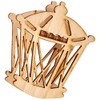 HGD AS1007_5 Large Wooden Lantern, Coloured