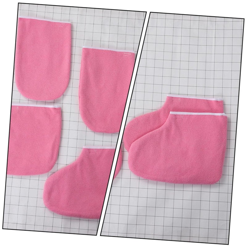 IWOWHERO Manicure Foot Cover 2 Pack Foot Membrane Covers Wax