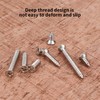 800 Pcs M2 Self Tapping Screws, Small Wood Decking Screws,