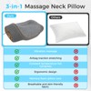HMEEN 3 in 1 Neck Massager Pillow with Heat,Vibration &
