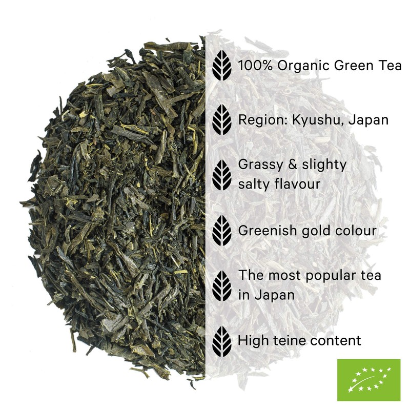 Moya Organic Japanese Sencha Green Tea Loose Leaf NO. 21