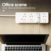 Surge Protectors with 4 Outlet，Power Board with Individual switches, Power