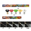 Pressure Washer Spray Nozzle Tip Set with 5 Multiple Degrees
