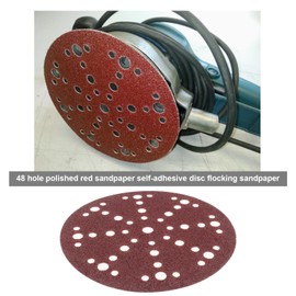 50 Sanding Discs 150 mm 6 Inch 48 Holes with Hook and Sandpaper 40/80/100/120/180 Compatible with Festool RO 150/ES 150/ETS 150/ETS EC 150/LEX 150/WTS 150